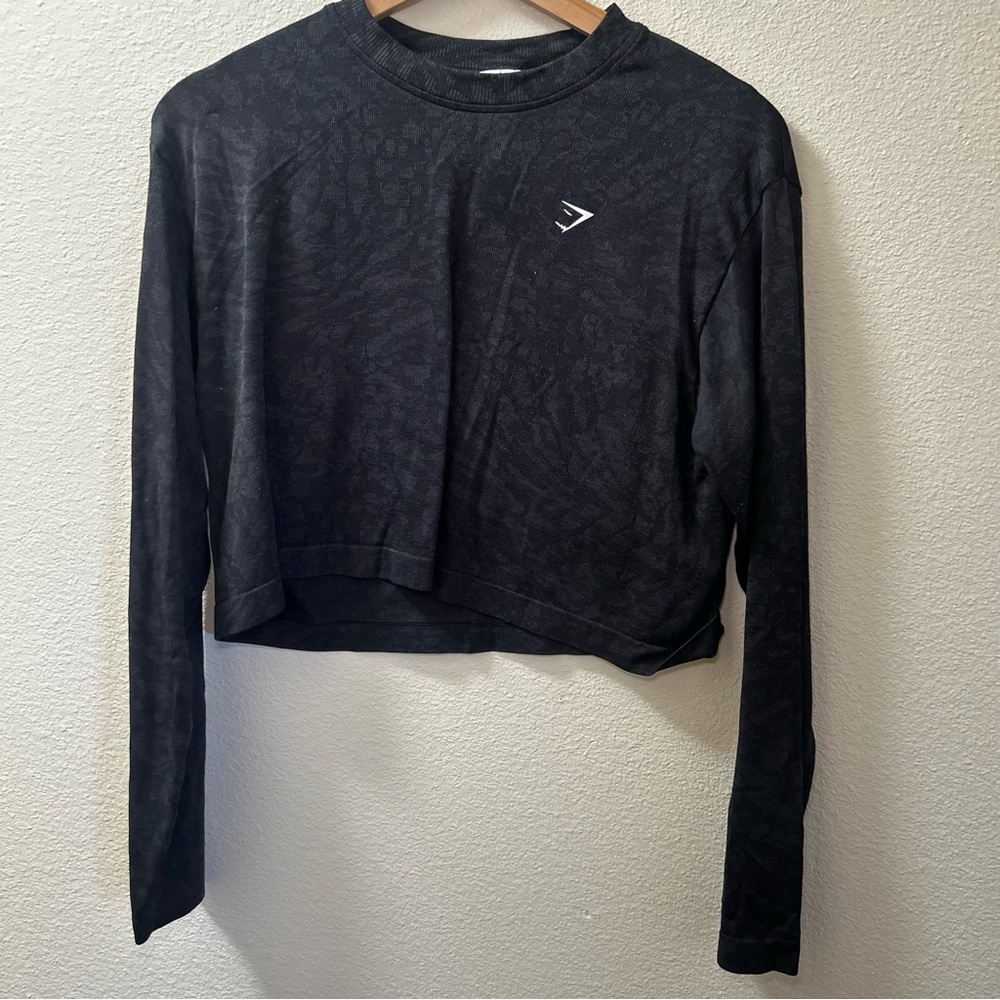 Gymshark Women's Black Long Sleeve Top